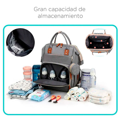 Pañalera Cambiador 👶🍼 Espacio, Elegancia y Seguridad Asegurada  ¡Tu Aliada en Cada Salida con tu Bebé!